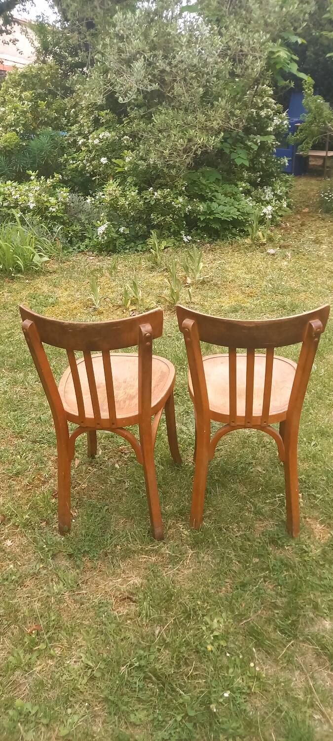 Paire de chaises bistrot Baumann