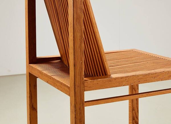 Rare 1ère édition 'Latjes' Ensemble de salle à manger par Ruud Jan Kokke Pays-Bas 1986