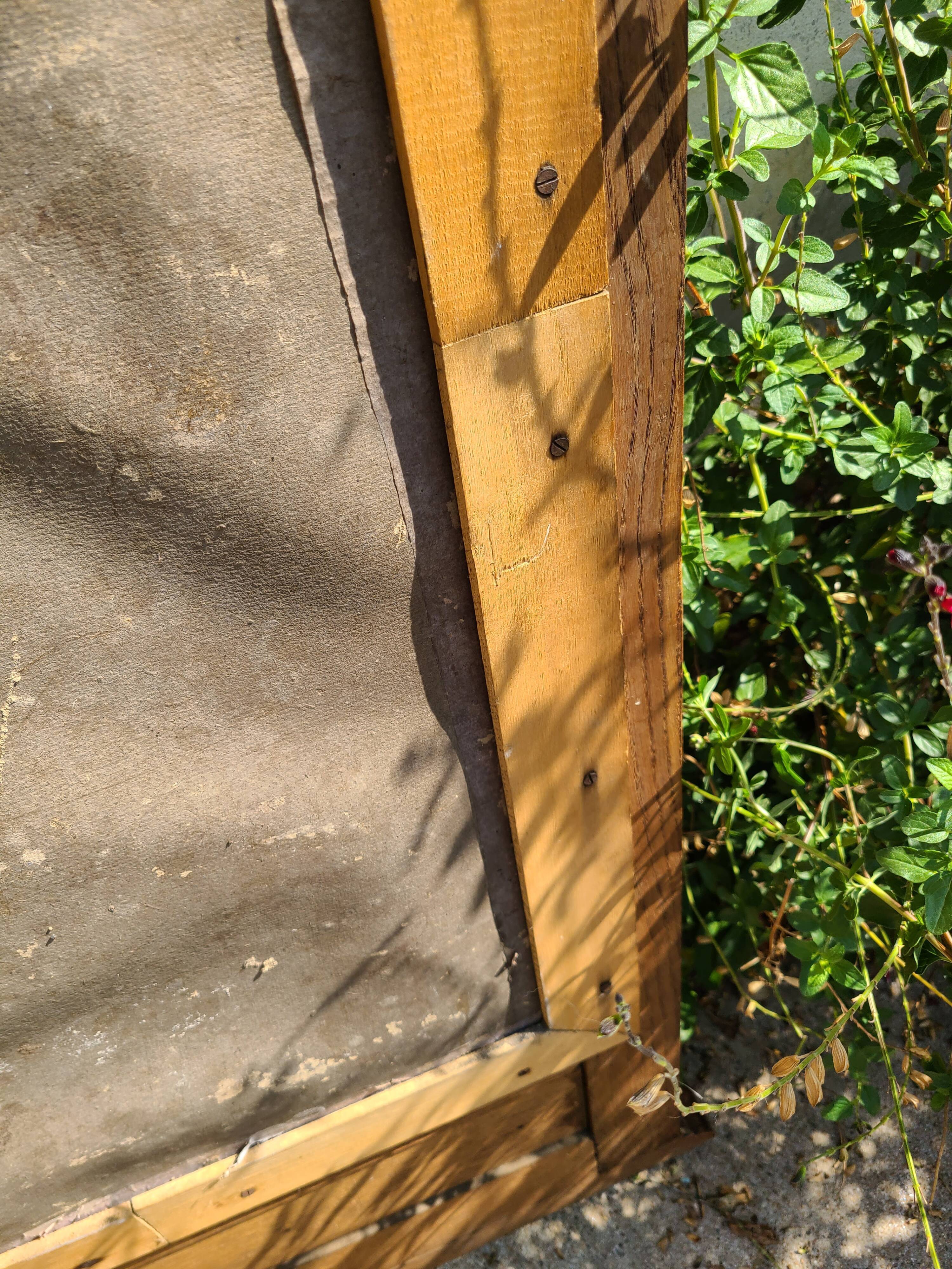 Art deco mirror trumeau old 1930