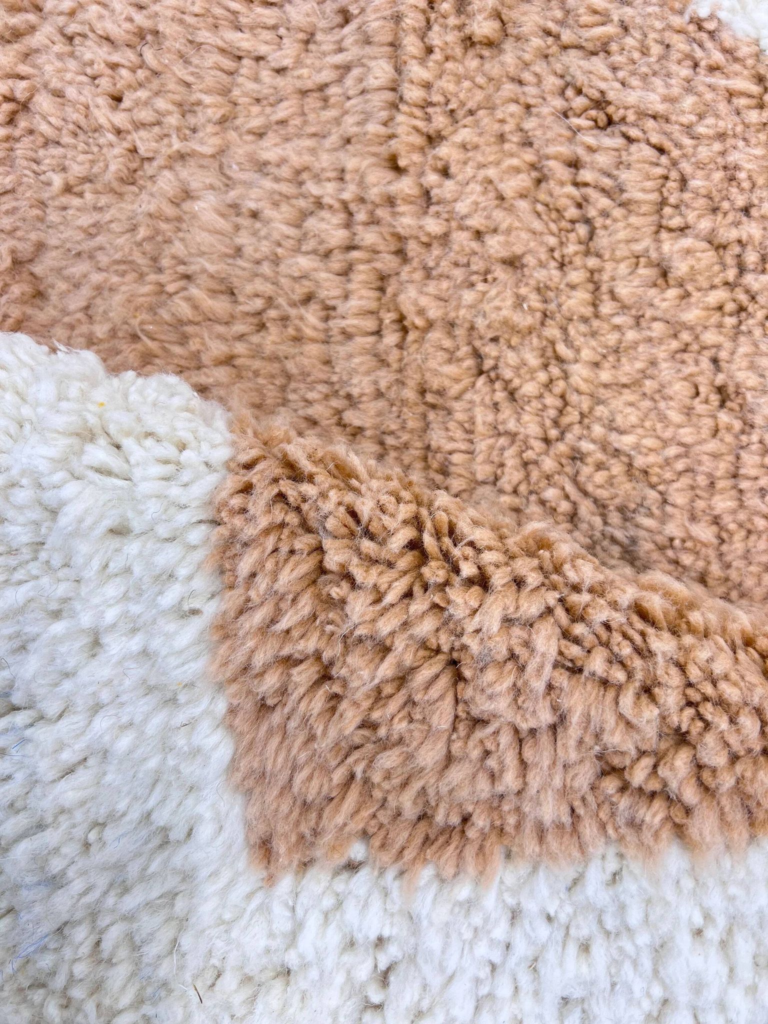Tapis marocain en laine naturelle 2.5 x 1.5 m