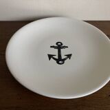 Gien centerpiece for Primavera Le Printemps 1960 Riviera marine anchor