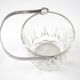 Crystal ice bucket, fluted décor