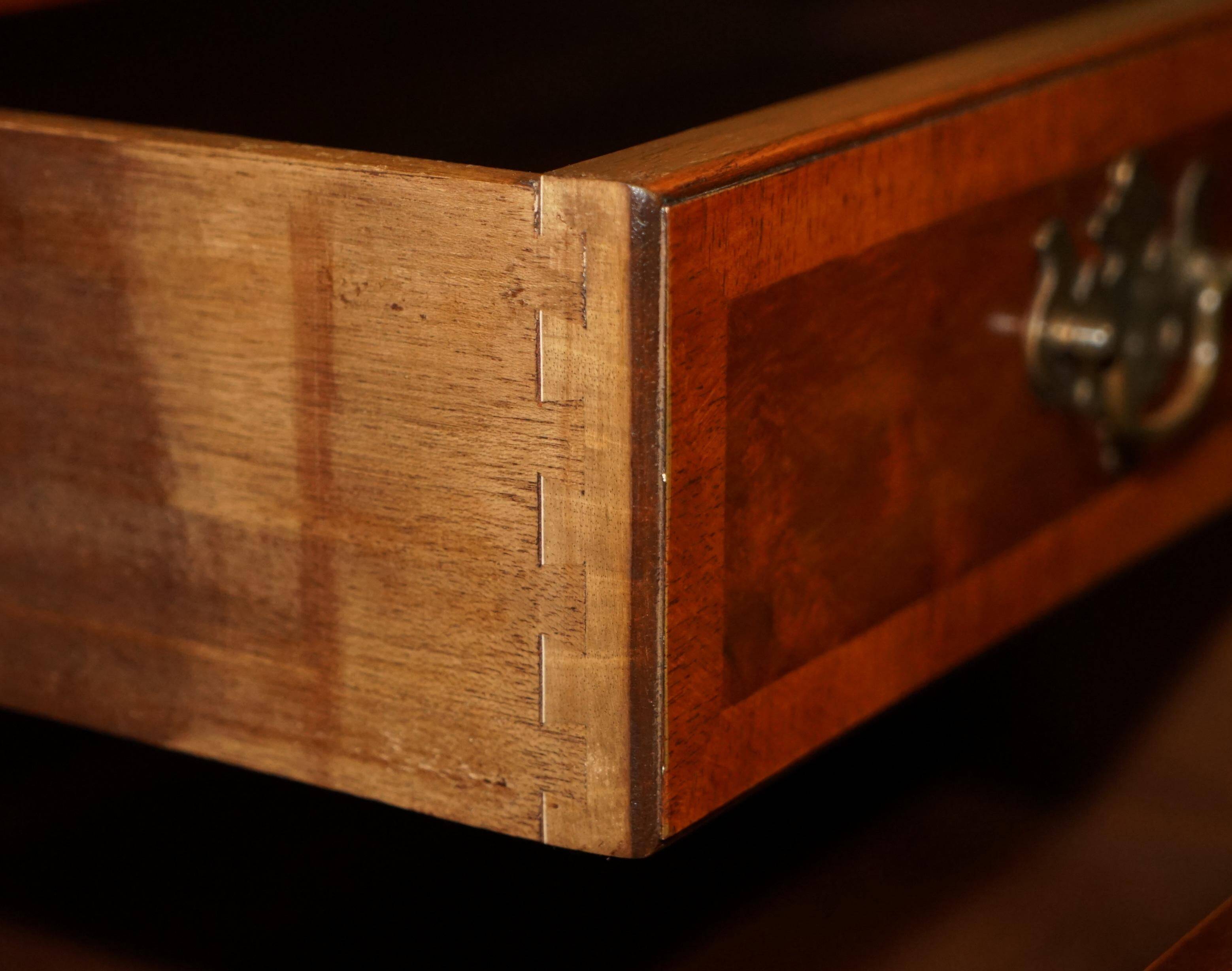 Very Georgian in walnut Burr & Burl with vintage patina.