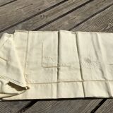 Cloth 2 places nine MB sunflowers lozenges mestizo beige