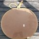 Rattan mirror apple 35x32cm