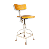 Bienaise industrial work stool No. 204, France 1950s