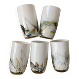 Set of 5 glasses