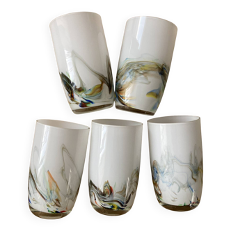 Set of 5 glasses