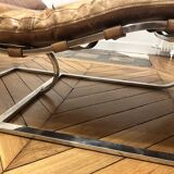 LC4 chaise longue style – patinated camel leather