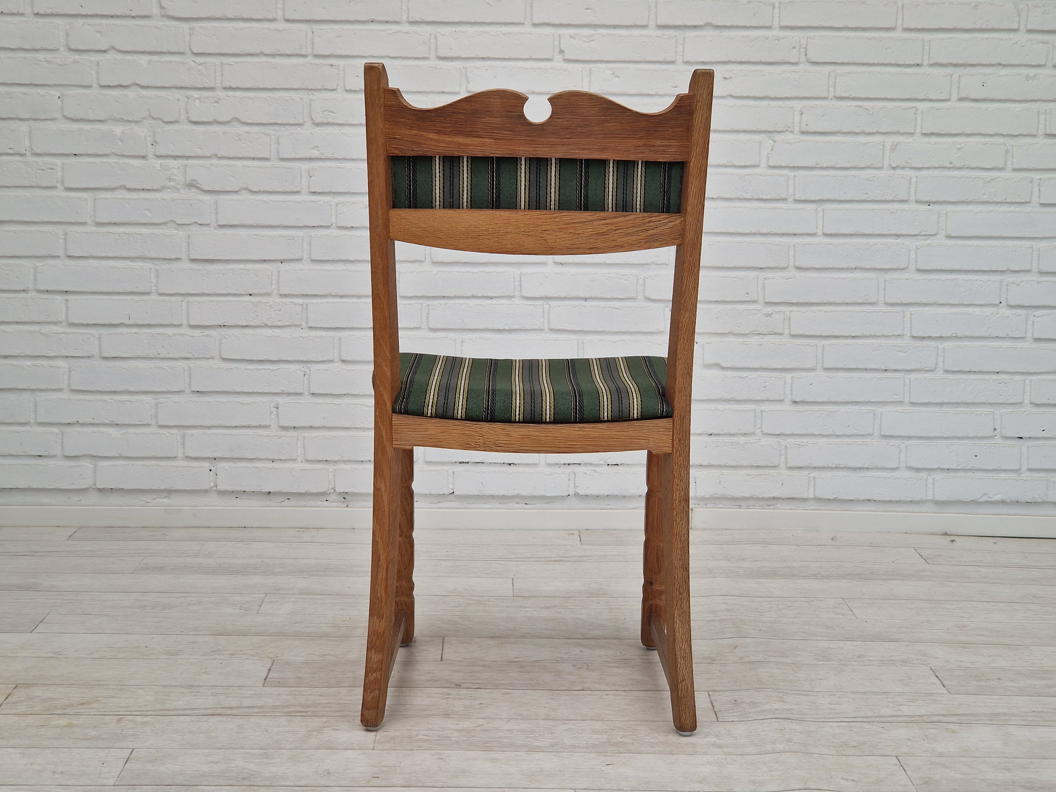 Set of six dining chairs danish design 1970S