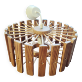Abat-jour bois vintage scandinave