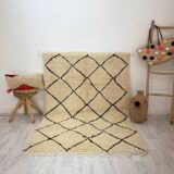 Handmade wool berber rug 200 x 100 cm
