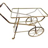 Hollywodd Regency / Neo-classical Serving or drinks trolley, Italy 1950s