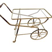 Hollywodd Regency / Neo-classical Serving or drinks trolley, Italy 1950s