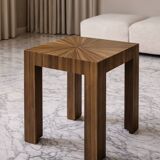 Wood marquetry table Benoît Cazes 2023 - Art Deco reissue JM Frank