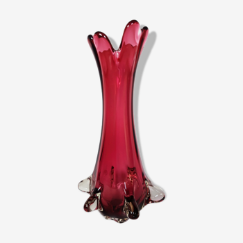 Fratelli Toso Chambord Murano vase.