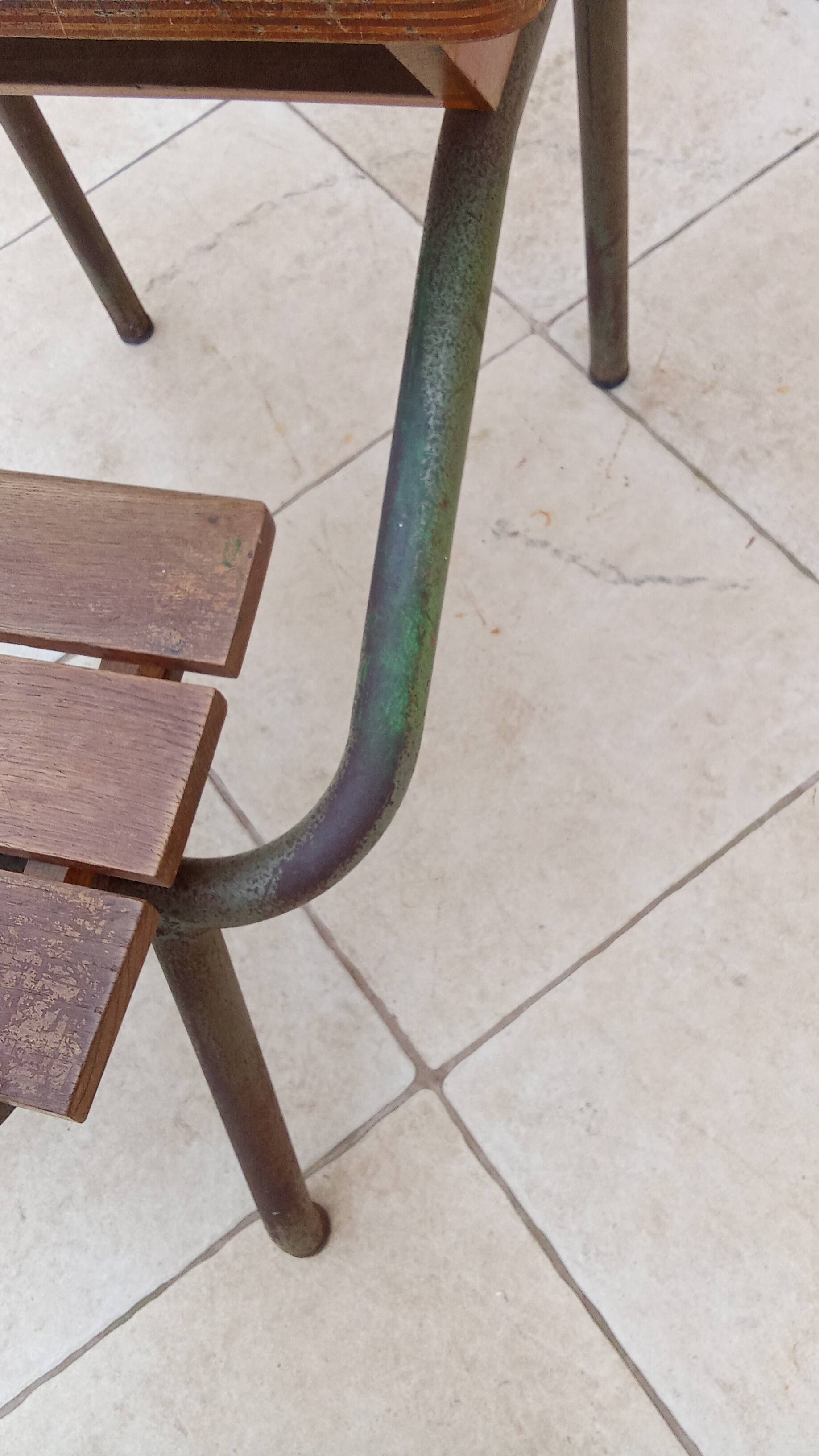 Old vintage children's school desk