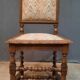 Chaise de style Louis XIII