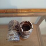 Alabaster candle holder