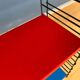 Vintage yellow, red and blue Tomado wall system - shelves - rack - unit