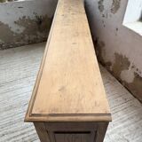 XL oak workshop sideboard with sliding doors from 1900