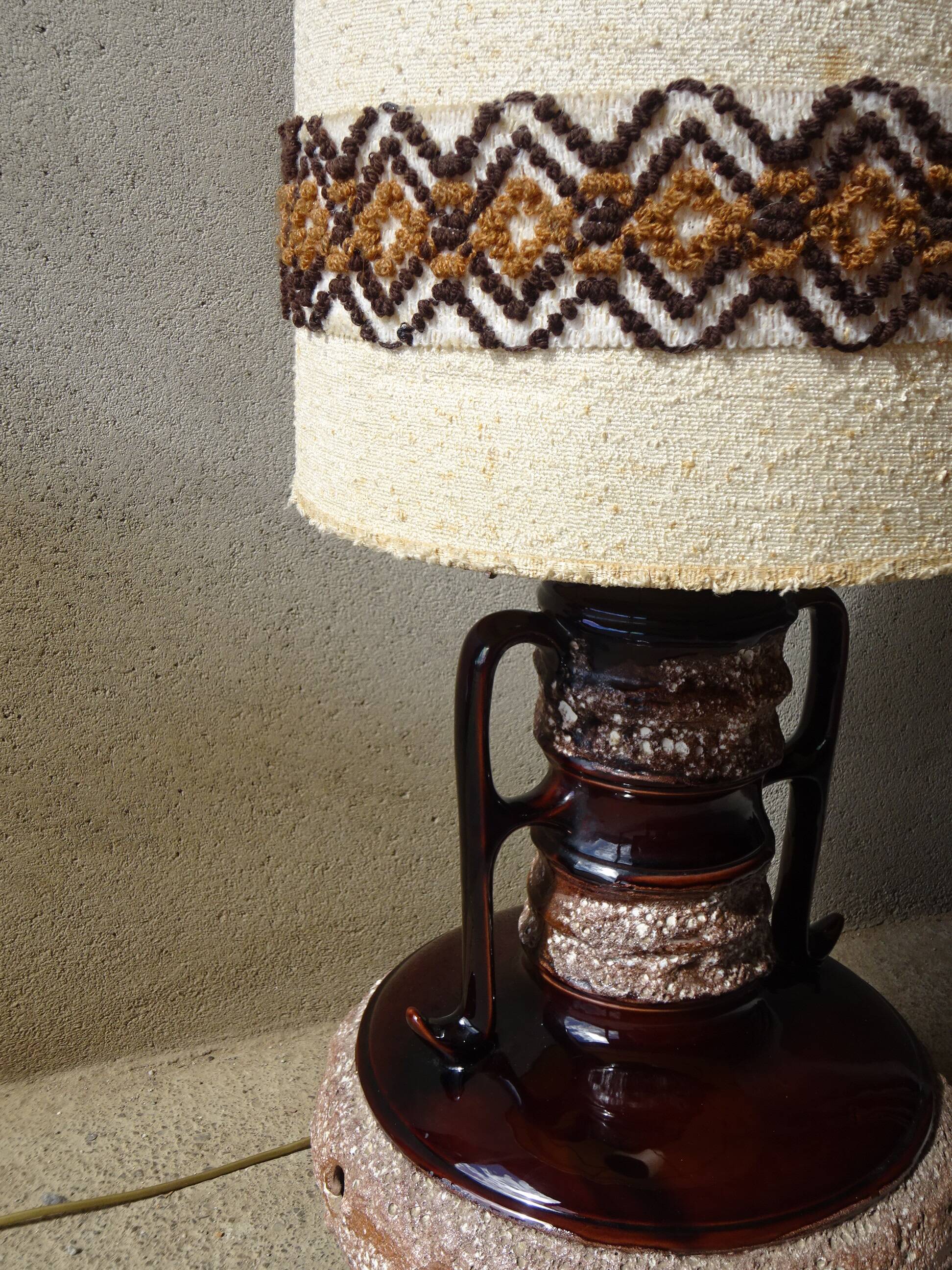 Large vintage floor lamp, 132 cm