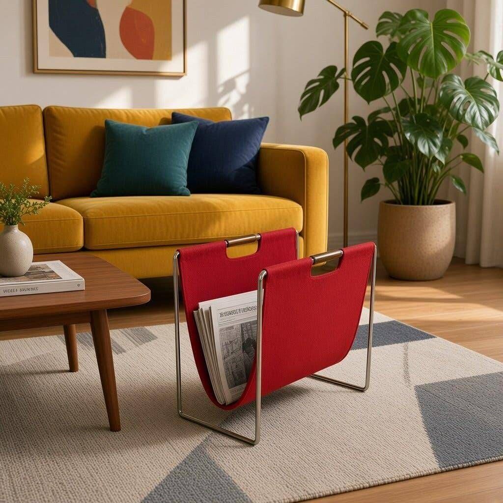 Porte-revues/support de lecture rouge vintage BRABANTIA