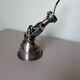 Vintage silver metal wall light 250901