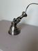 Vintage silver metal wall light 250901
