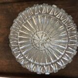 Moulded glass ceiling light circa 1960
