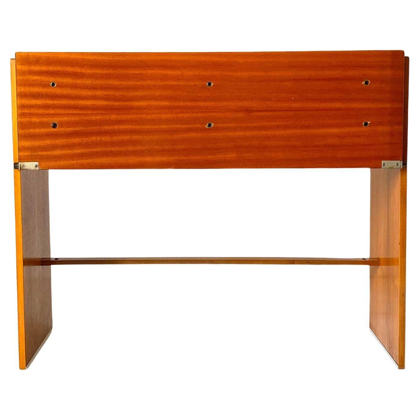 Vintage rosewood desk, MIM Roma, Italy 1970s
