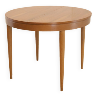 Round extendable vintage dining table 'Gishow'