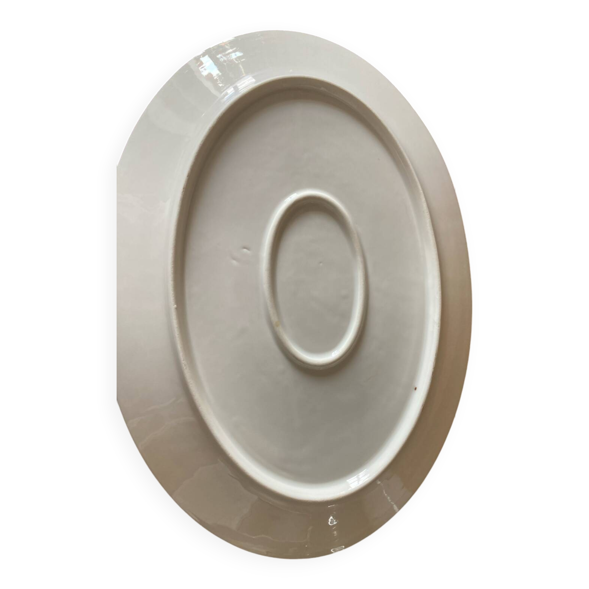 Vintage white porcelain serving dish