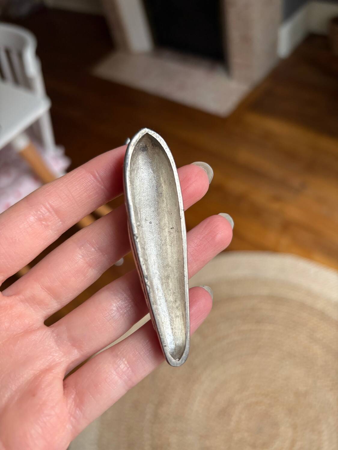 Set of 6 vintage silver-plated metal swan knife rests