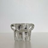 Vintage glass candle holders
