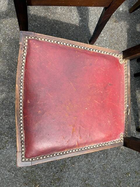 lot 6 chaises Art Déco / vintage