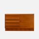 Compact mid-century teak sideboard