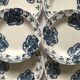 6 hollow plates Terre de Fer Salins Les Violettes