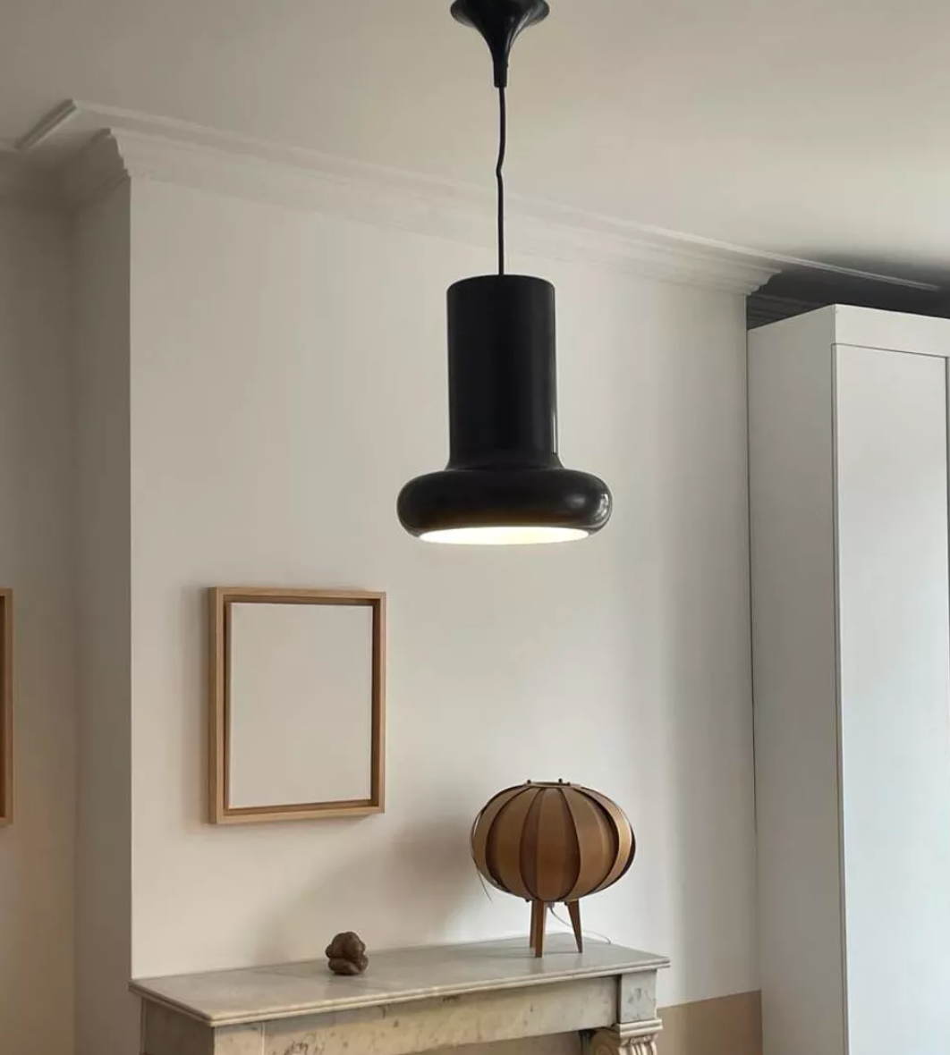 Pendant lamp vintage Lita France 1970