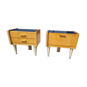 Paire de chevets 1960