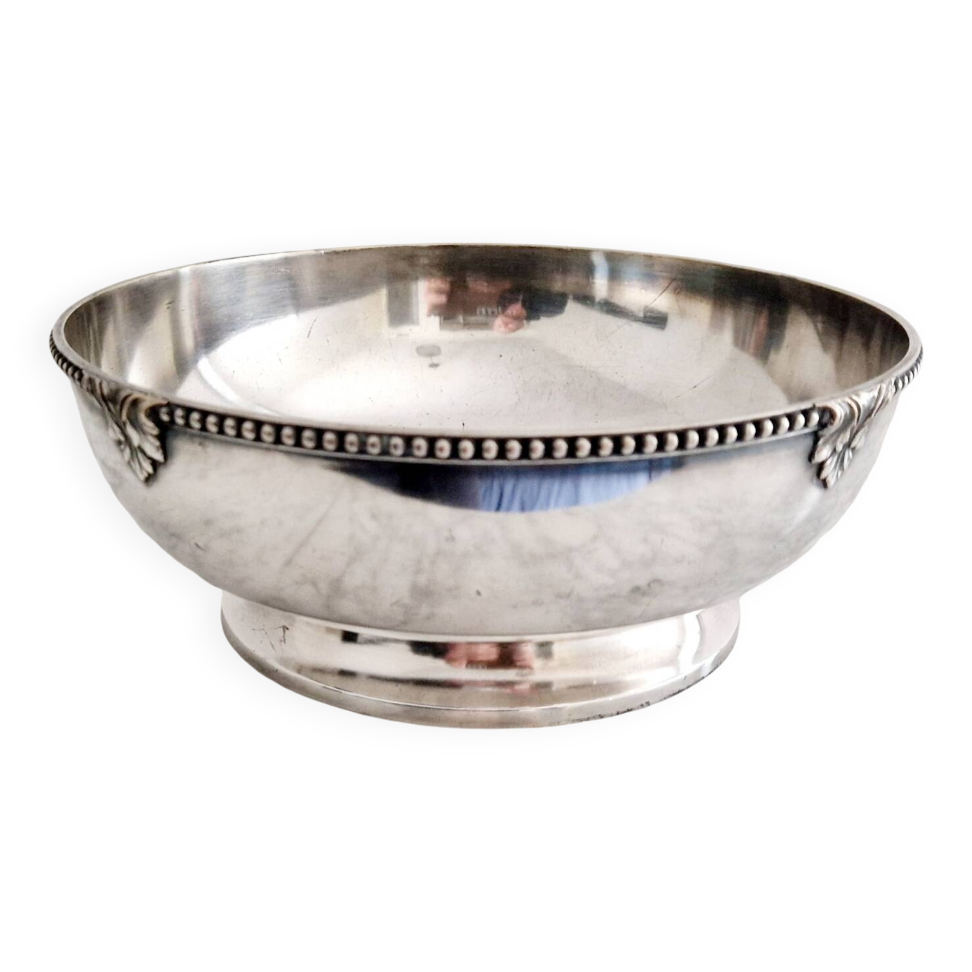 Bouillet & Bourdelle silver plated metal cup 1920