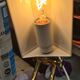 brass bedside or desk lamp 19x15 good condition