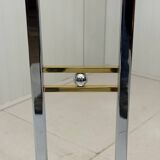 Arte Lumen floor lamps chrome & brass 1970’s, set of 2
