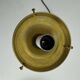 Ancienne lampe a poser laiton & verre vintage