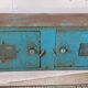 Metal croat with its original blue patina