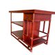 intage Lydia Levi rouge corail pour McGuire Chariot de bar