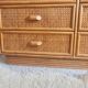 Rattan chest of drawers circa 1960s