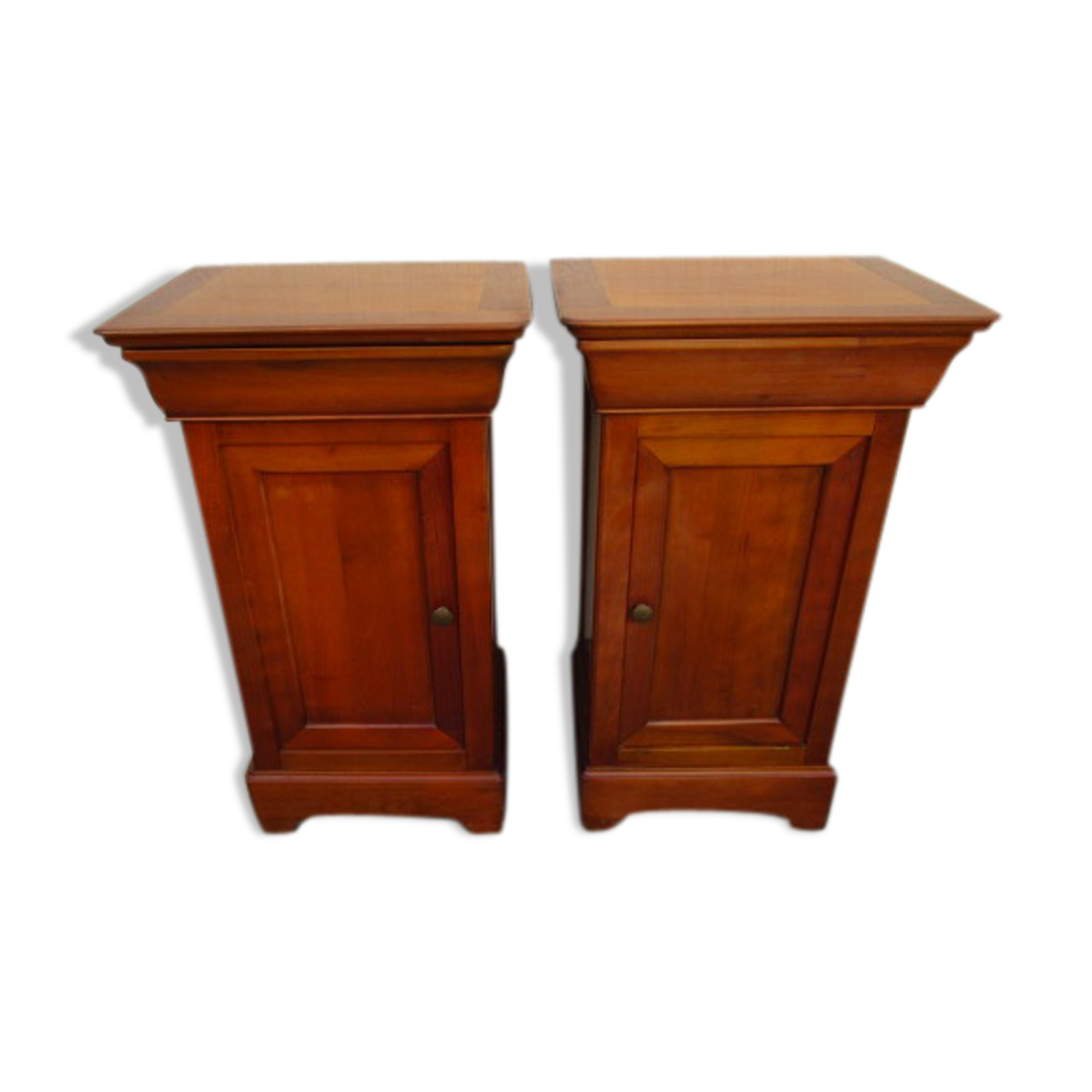 Louis-Philippe style bedside pair