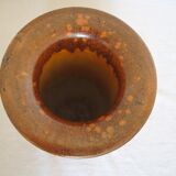 Orange ceramic vase design