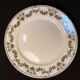Set of 4 antique flat plates in half-porcelain from Badonviller